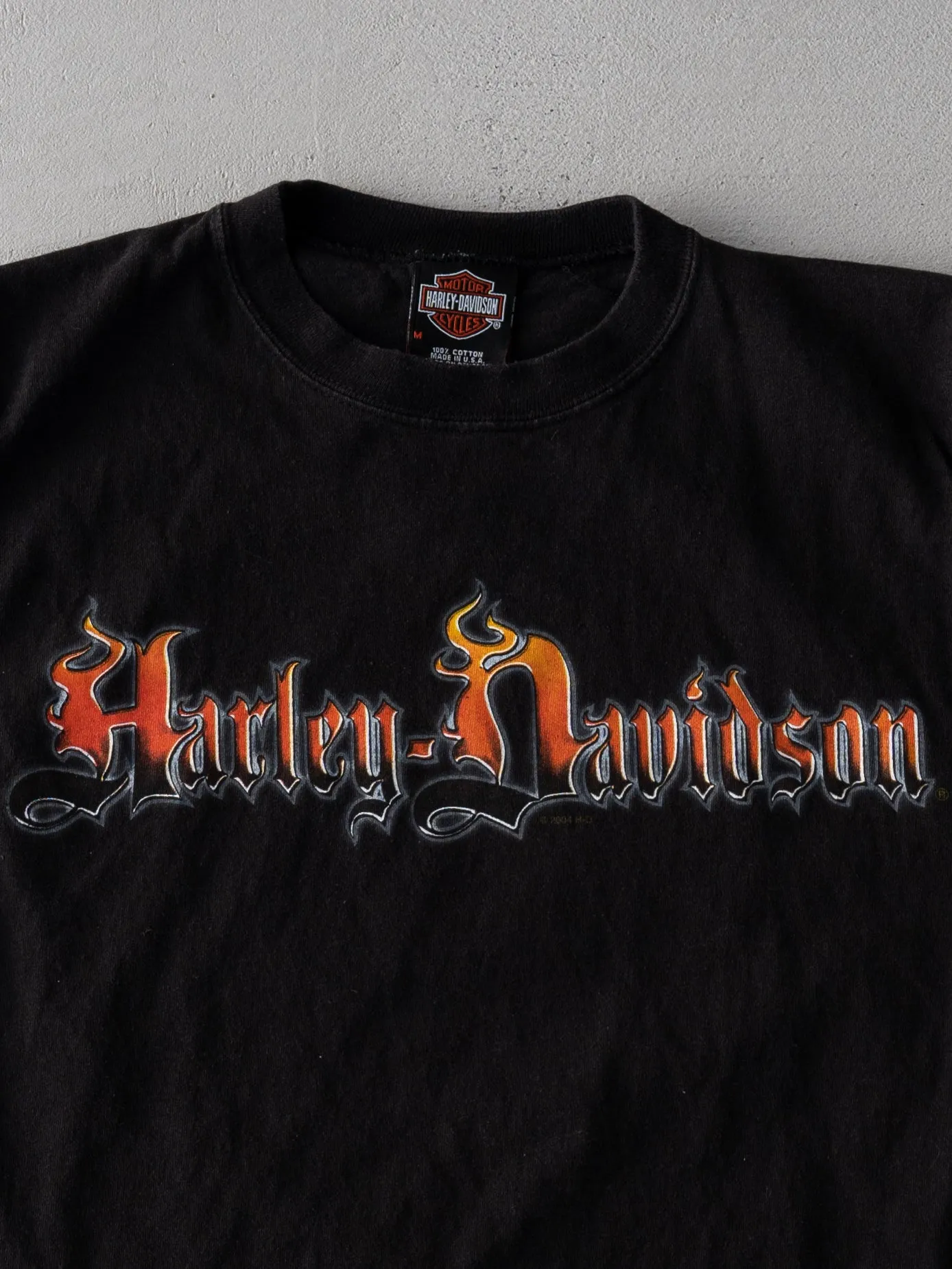 Vintage 2004' Black Harley Davidson Lancaster California Tank (S) sold by Rebalance Vintage product image thumbnail 3