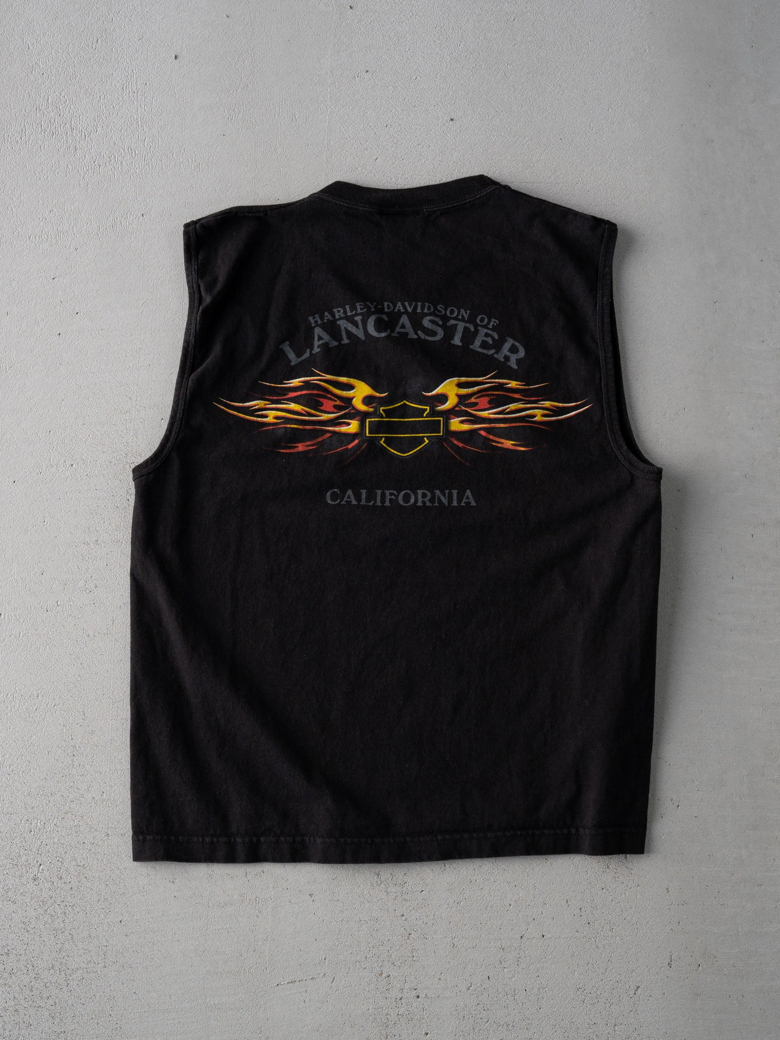 Vintage 2004' Black Harley Davidson Lancaster California Tank (S) sold by Rebalance Vintage product image thumbnail 2