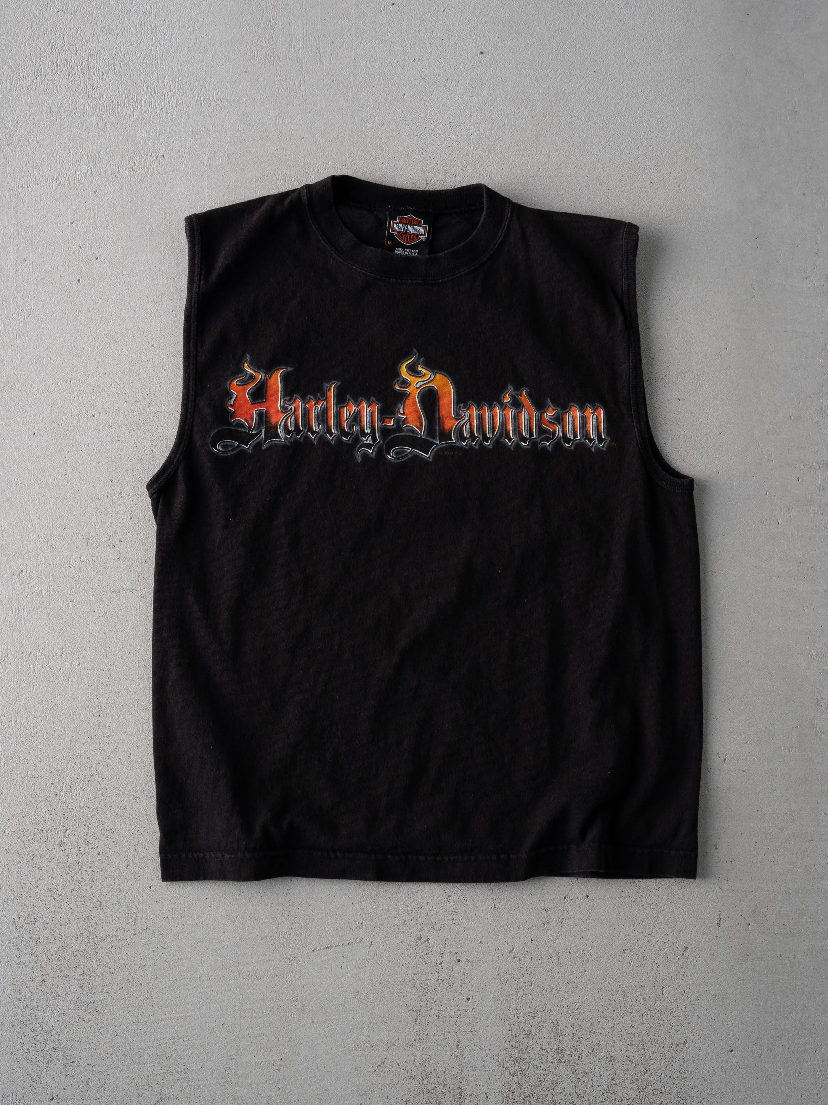 Vintage 2004' Black Harley Davidson Lancaster California Tank (S) sold by Rebalance Vintage