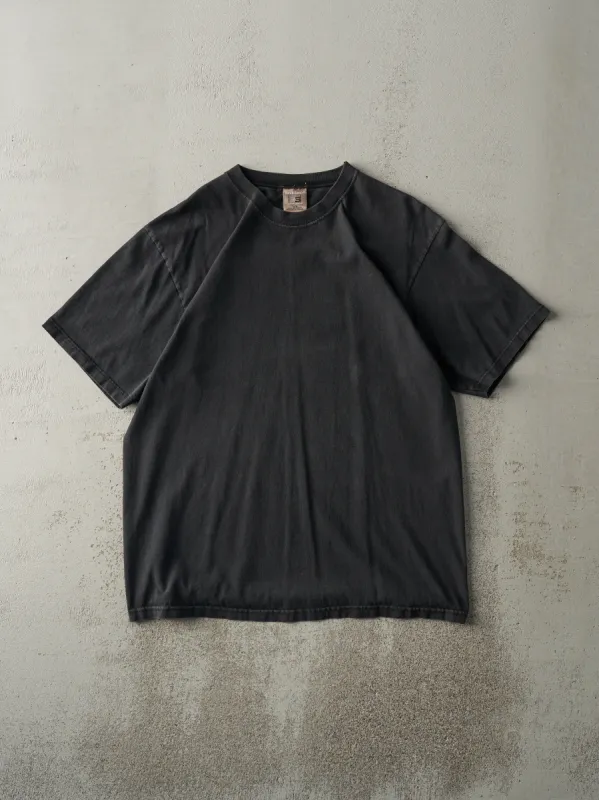 Vintage 90s Black Blank Tee (M/L) sold by Rebalance Vintage