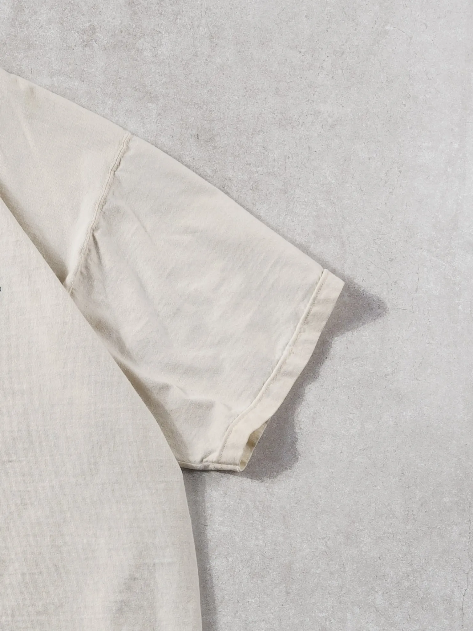 Vintage 90 Beige "DARE" America Graphic Tee (L) sold by Rebalance Vintage product image thumbnail 3