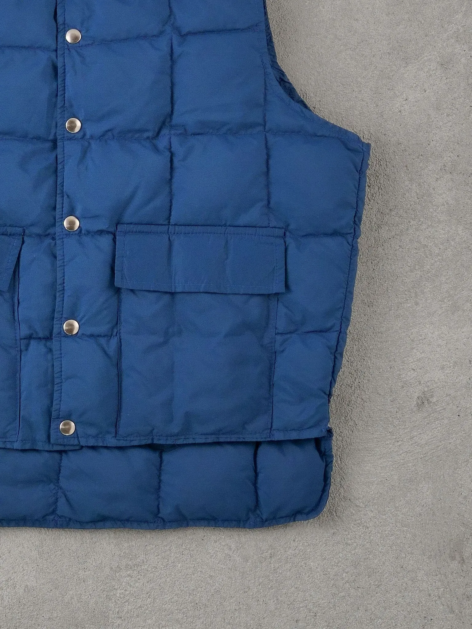 VIntage 90s Blue JC Penny Duck Down Puffer Vest (M/L) sold by Rebalance Vintage product image thumbnail 3