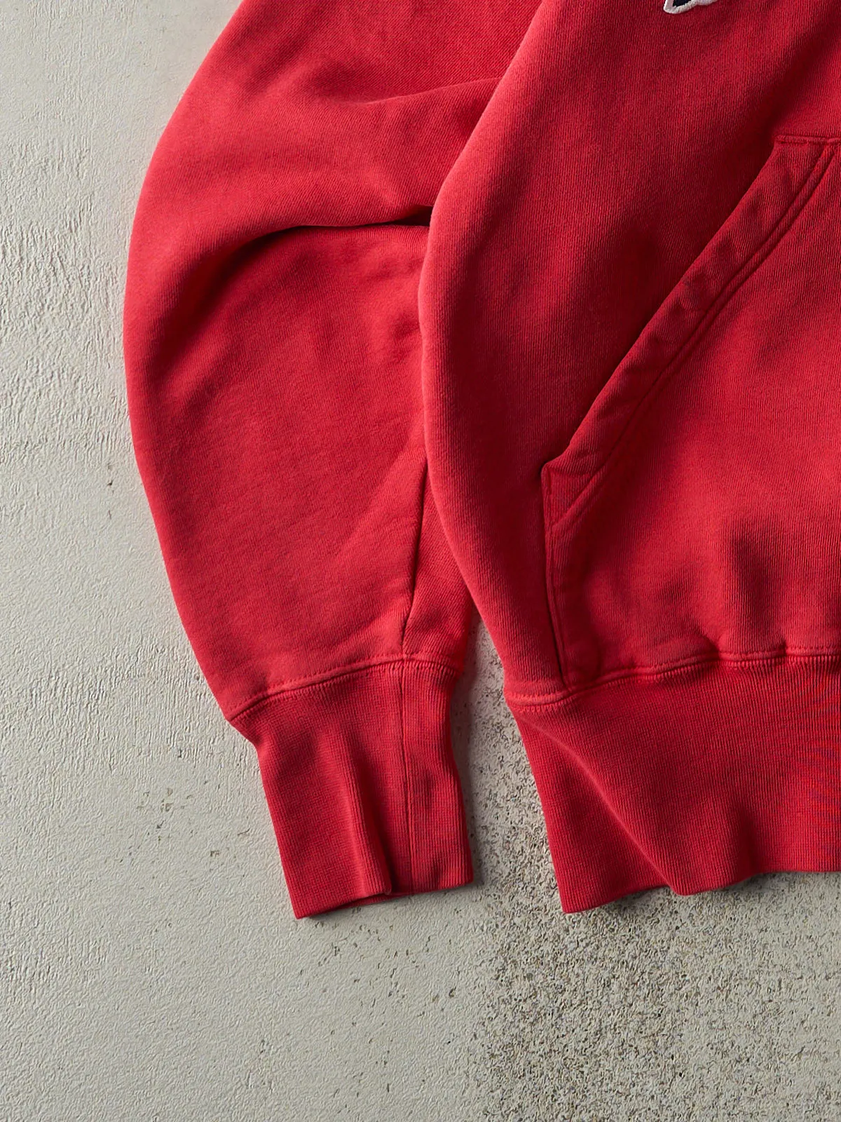 Vintage Y2K Red Boston Red Sox Embroidered Hoodie (M) sold by Rebalance Vintage product image thumbnail 3