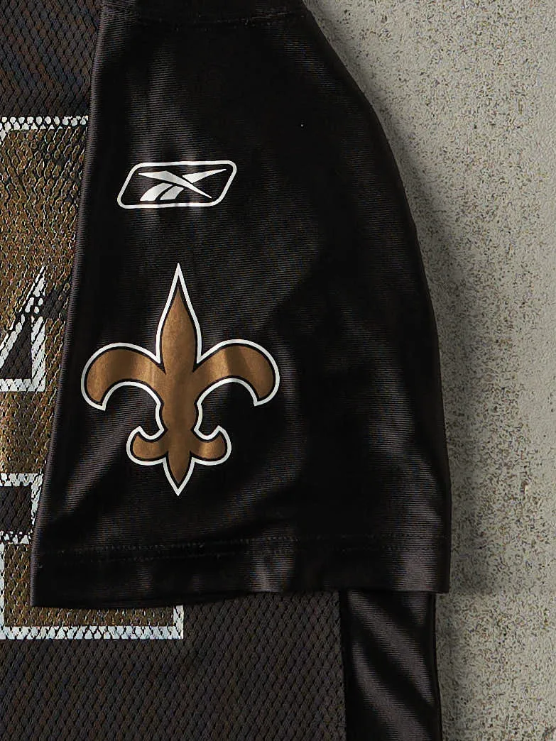 Vintage Y2K Black New Orleans Saints #44 Mike Karney Cropped Jersey (M) sold by Rebalance Vintage product image thumbnail 5