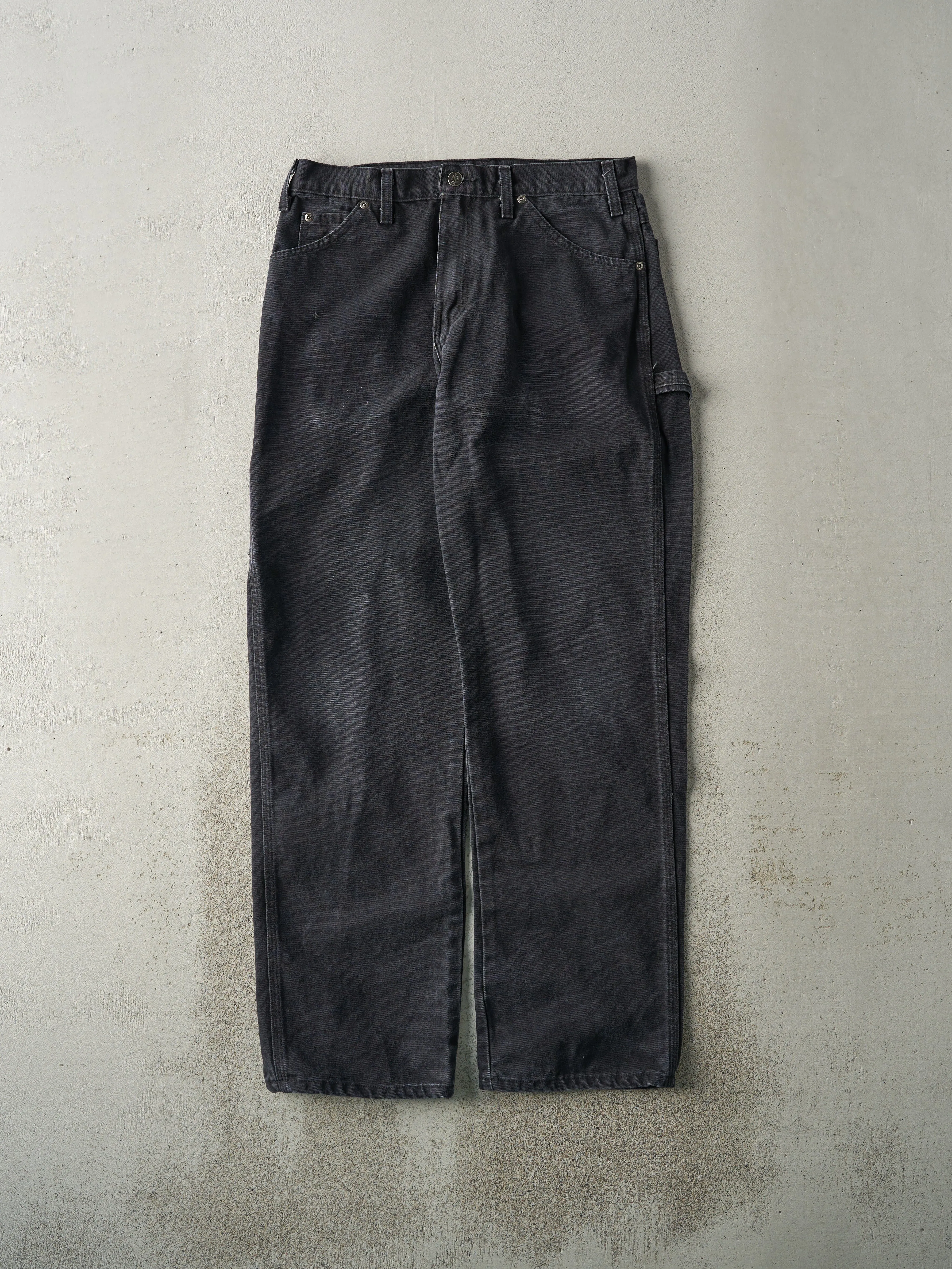 Vintage 90s Faded Black Dickies Carpenter Pants (30x32) sold by Rebalance Vintage