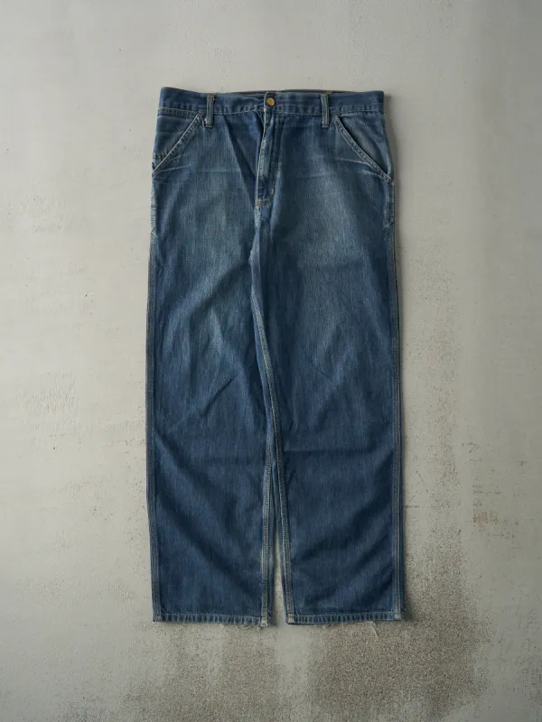 Vintage Y2K Dark Wash Carhartt Jeans (35x30) sold by Rebalance Vintage