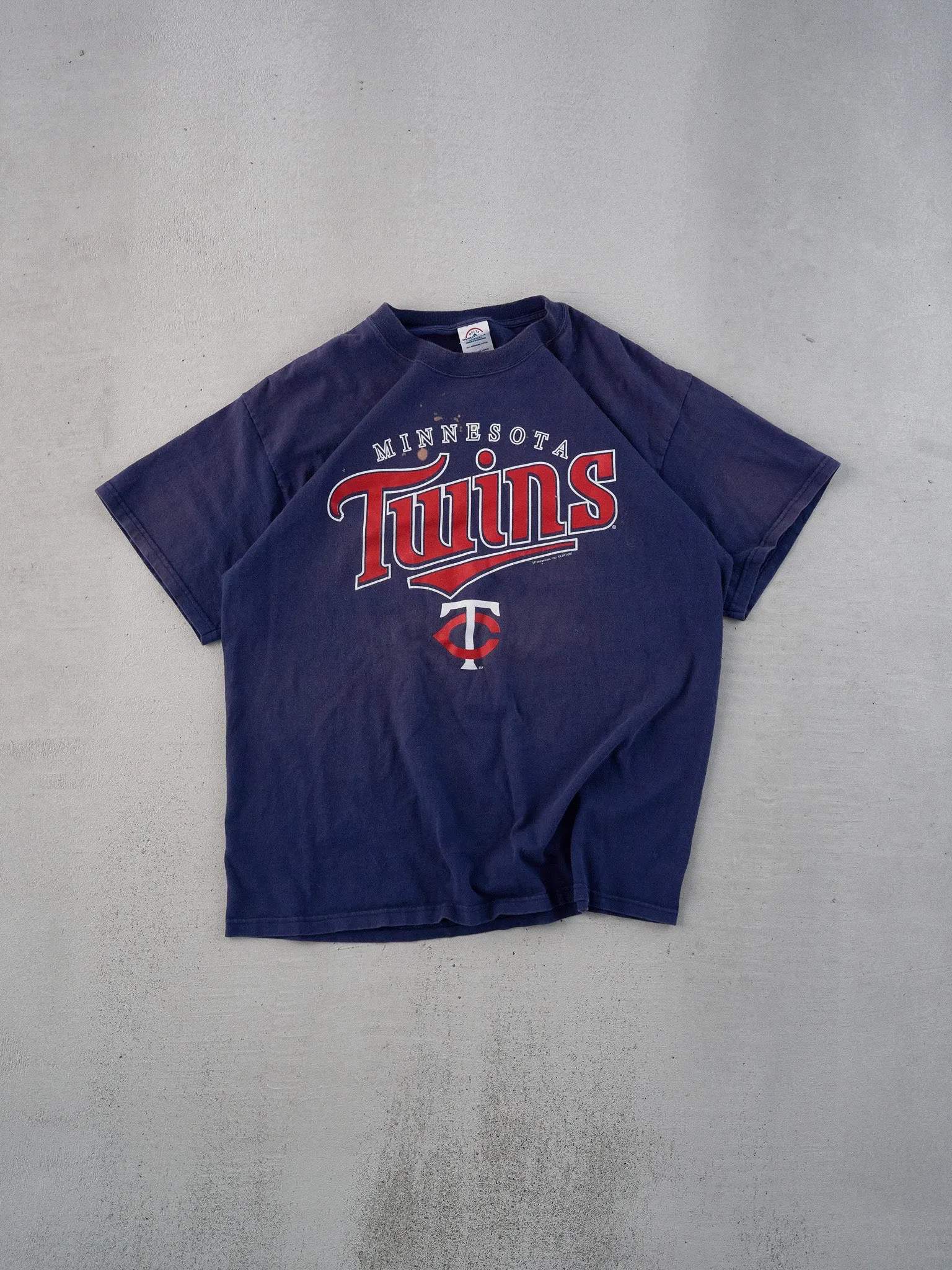 Vintage 07' Navy Blue Minnesota Twins Graphic Tee (M) sold by Rebalance Vintage