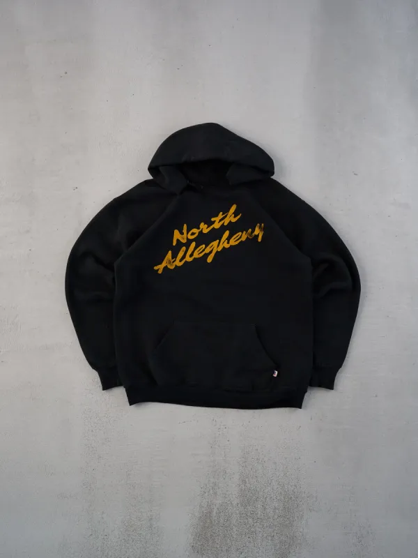 Vintage 90s Faded Black North Allegheny Russell Athletic Hoodie (M) sold by Rebalance Vintage