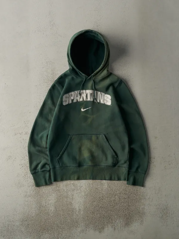 Vintage Y2K Sun Faded Green Michigan State Spartans Nike Hoodie (S) sold by Rebalance Vintage