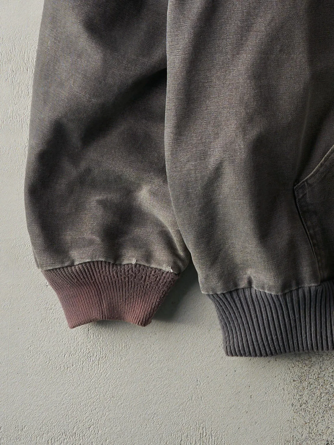 Vintage Y2K Grey Carhartt Hooded Workwear Jacket (XXL) sold by Rebalance Vintage product image thumbnail 4