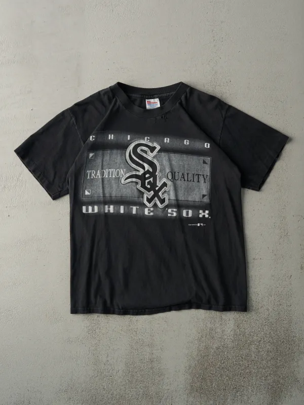 Vintage 95' Black Chicago White Sox Tee (S/M) sold by Rebalance Vintage