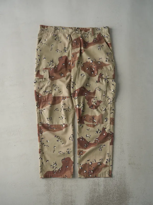 Vintage 90s Desert Camo Double Knee Army Pants (41x31) sold by Rebalance Vintage