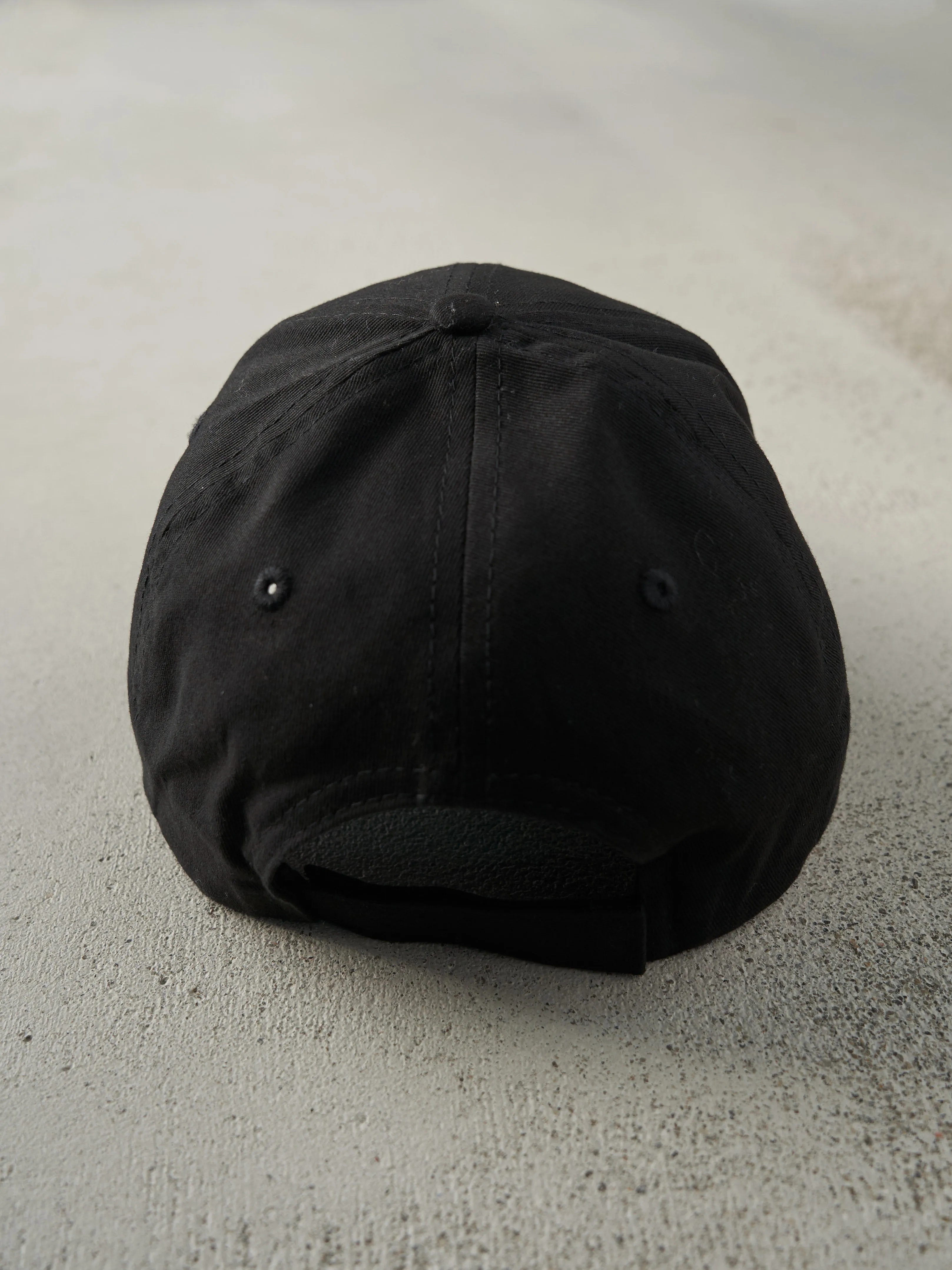 Vintage Y2K Black Continental Embroidered Velcro Back Hat sold by Rebalance Vintage product image thumbnail 3