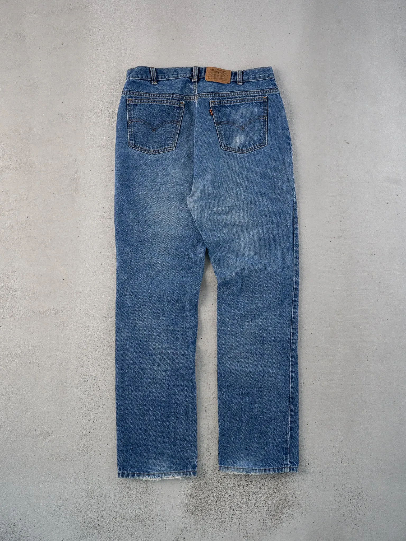 Vintage 70s Blue Levi's 506 Denim Jeans (33x33) sold by Rebalance Vintage product image thumbnail 2