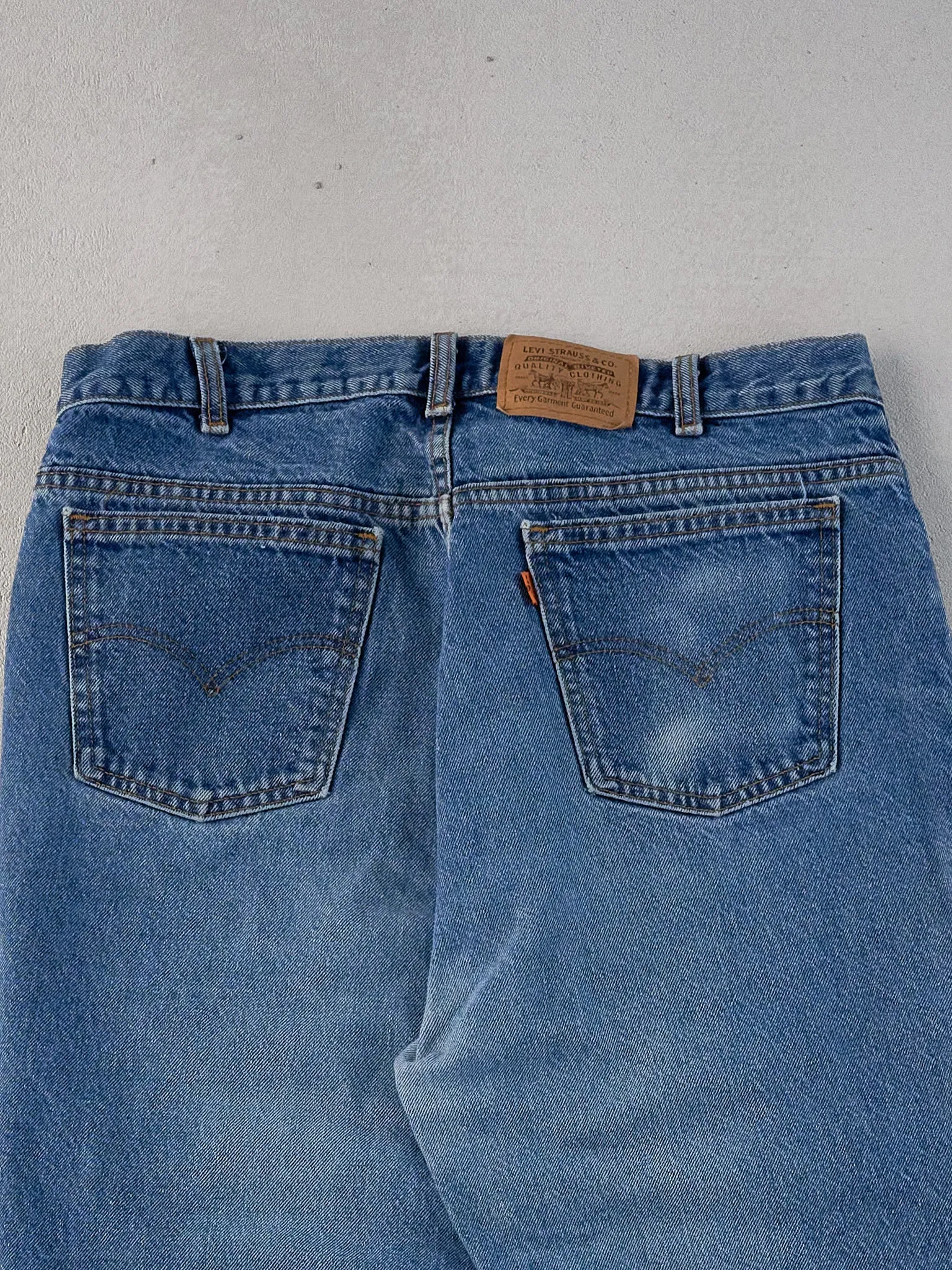 Vintage 70s Blue Levi's 506 Denim Jeans (33x33) sold by Rebalance Vintage product image thumbnail 4