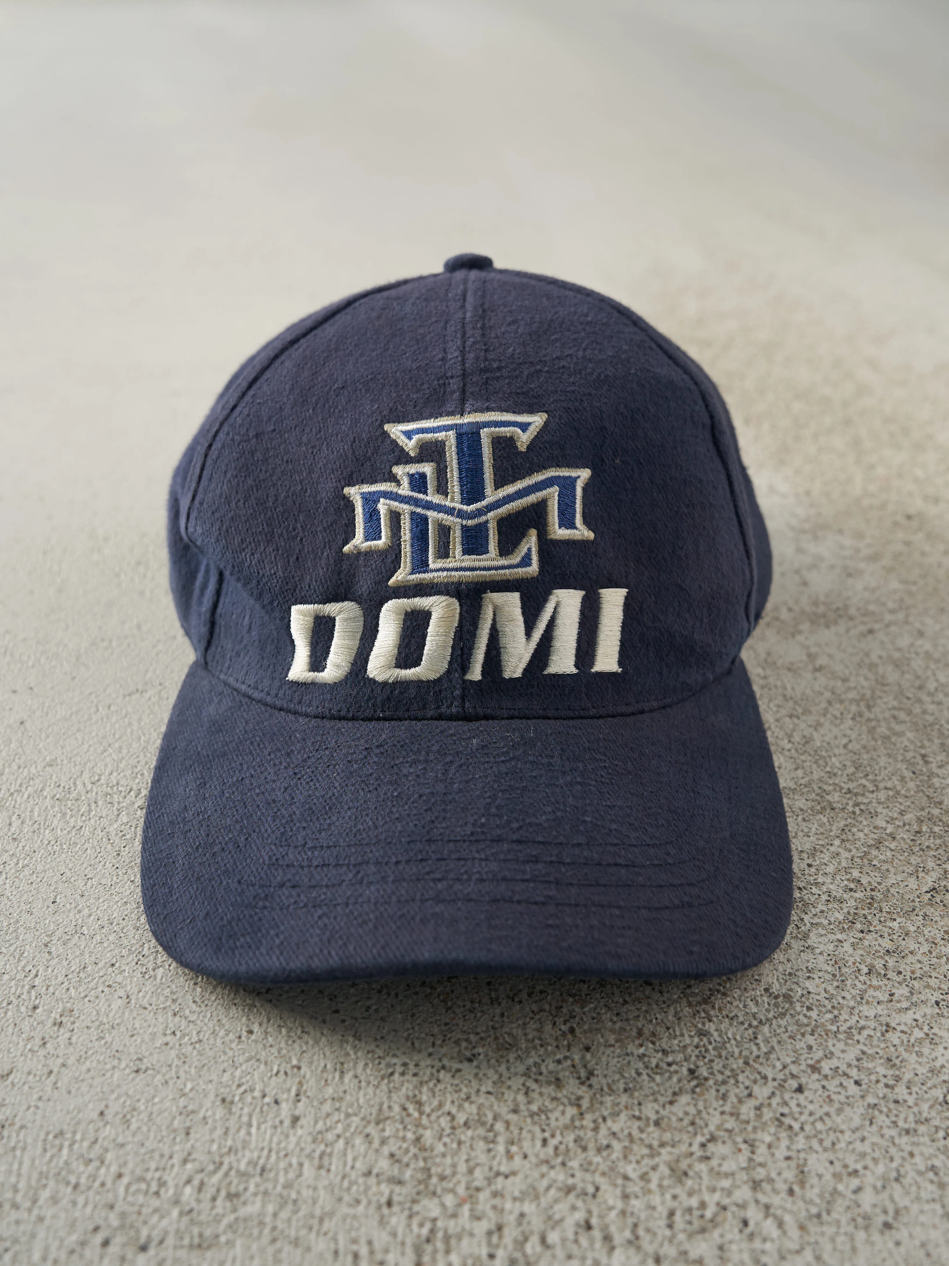 Vintage Y2K Navy Blue Toronto Maple Leafs Domi Velcro Back Hat sold by Rebalance Vintage
