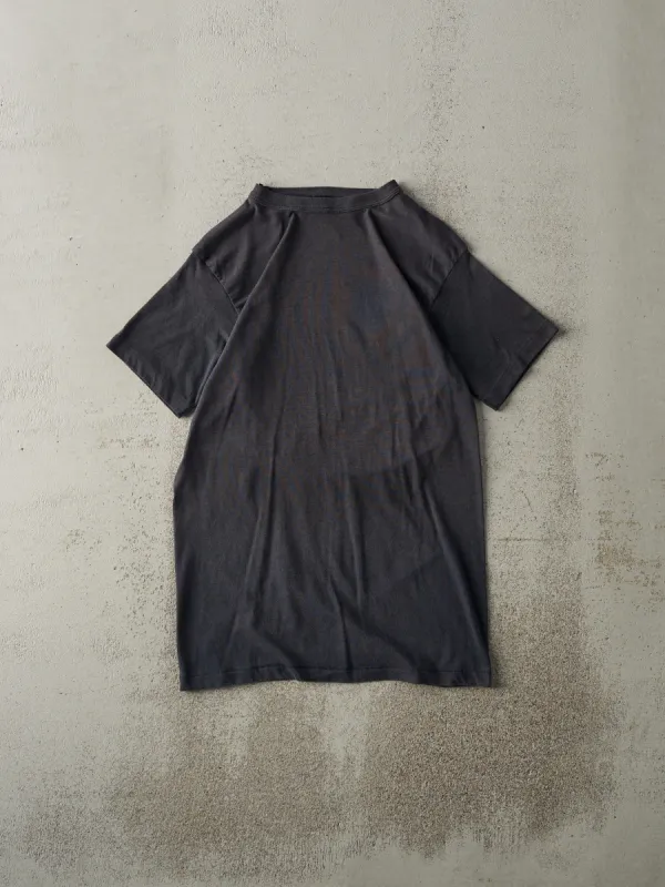 Vintage 80s Black Blank Tee (XS/S) sold by Rebalance Vintage