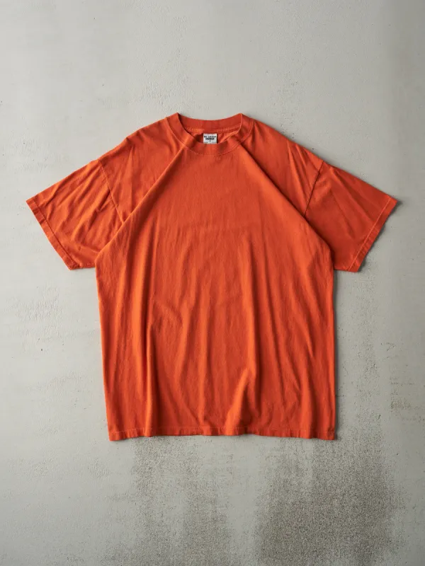 Vintage 90s Orange Blank Tee (M/L) sold by Rebalance Vintage