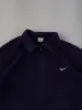 Vintage 90s Dark Navy Nike Collared Zip Up (L) sold by Rebalance Vintage