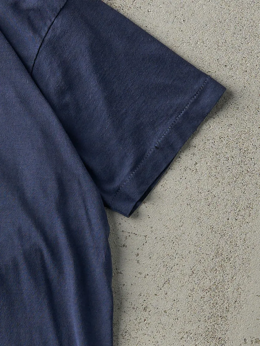 Vintage 89' Navy Blue Omron Maui Single Stitch Tee (M/L) sold by Rebalance Vintage product image thumbnail 3