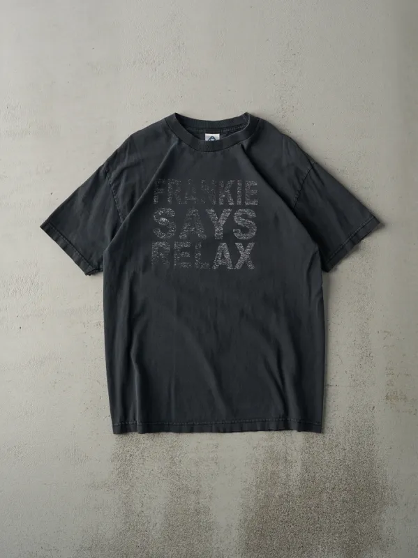 Vintage Y2K Faded Black "Frankie Says Relax" Frankie Goes to Hollywood Band Tee (M) sold by Rebalance Vintage