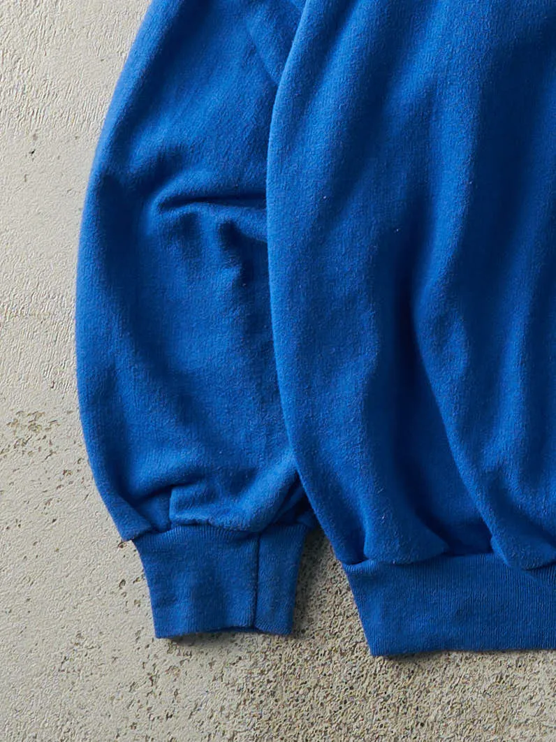 Vintage 80s Blue "Aging is Stylish" Slogan Crewneck (L) sold by Rebalance Vintage product image thumbnail 4