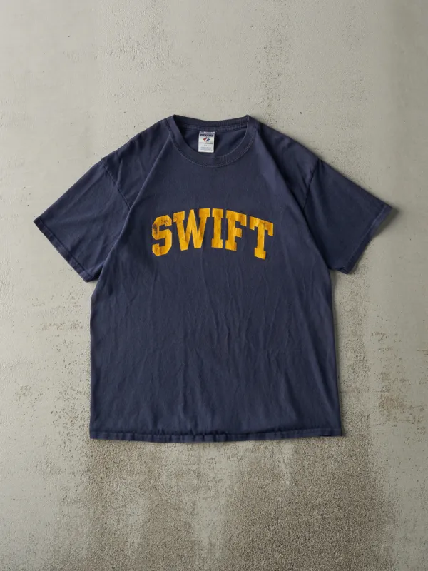 Vintage Y2K Navy Blue Swift Tee (M) sold by Rebalance Vintage