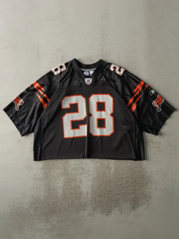 Vintage Y2K Black Cincinnati Bengals #28 Corey Dillon Cropped Jersey (L) sold by Rebalance Vintage