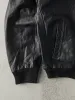 Vintage 80s Black Leather Button Jacket (M) sold by Rebalance Vintage