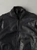 Vintage 80s Black Leather Button Jacket (M) sold by Rebalance Vintage