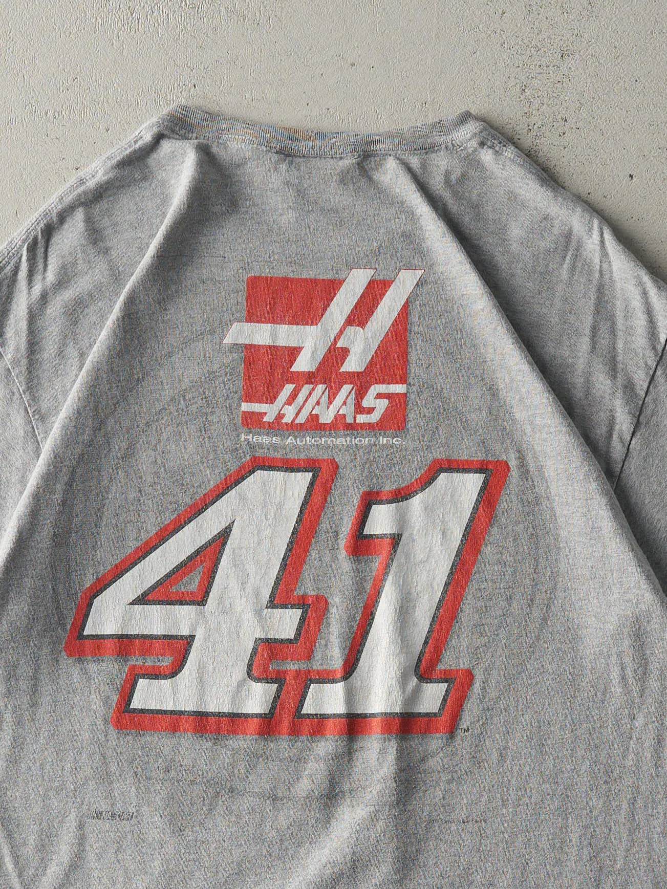 15' Grey Kurt Busch Nascar Racing Tee (M) sold by Rebalance Vintage product image thumbnail 4