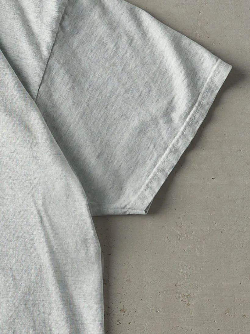 Vintage Y2K Heather Grey "Quit Talking To Me" Tee (L) sold by Rebalance Vintage product image thumbnail 3