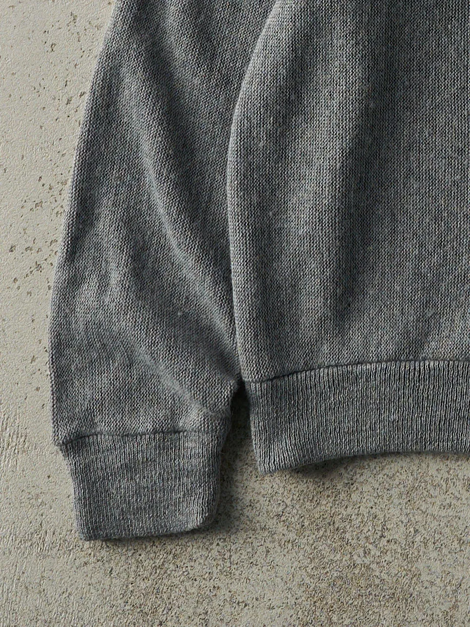 Vintage 90s Grey Knit Cardigan (M) sold by Rebalance Vintage product image thumbnail 3