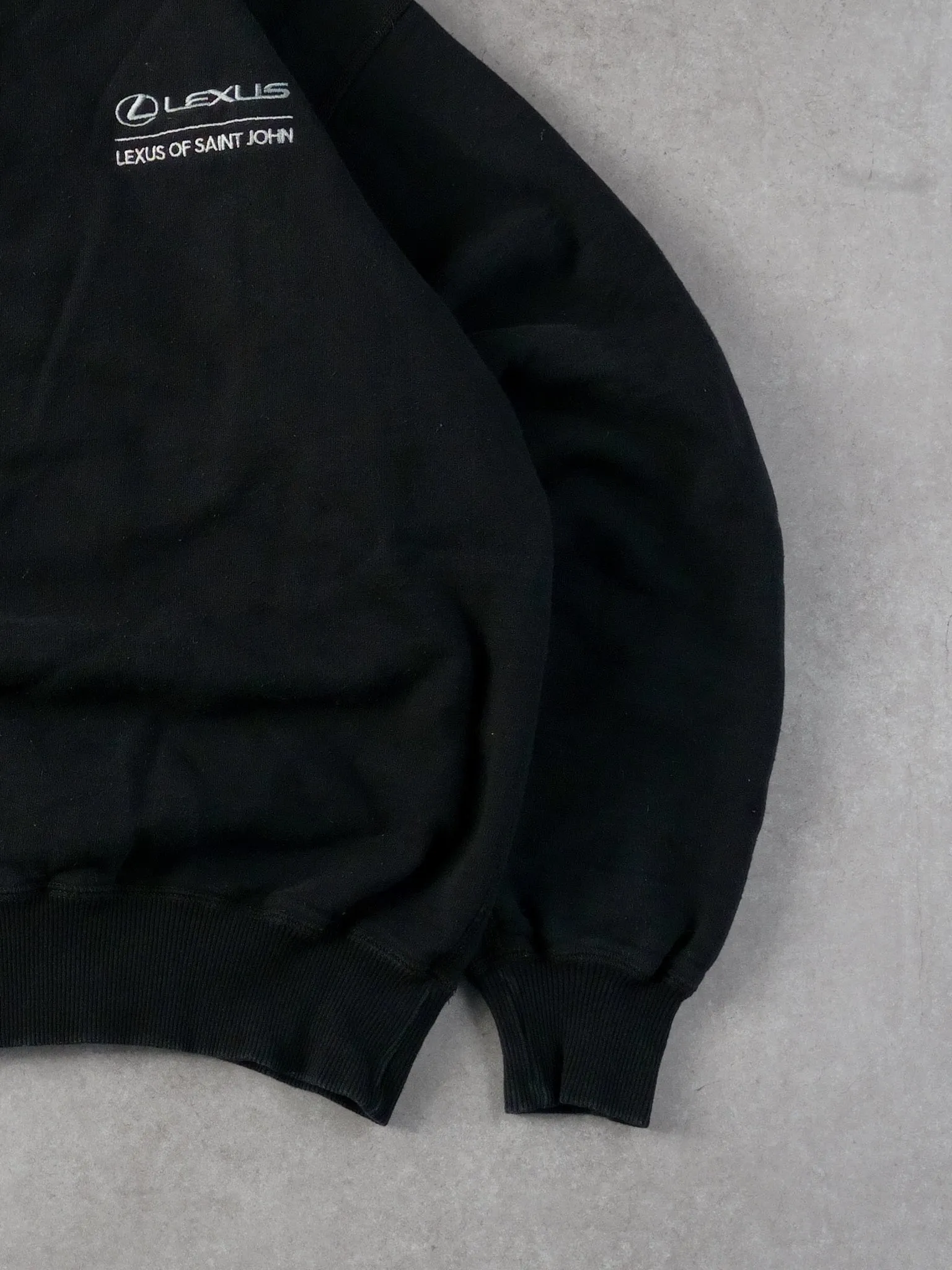 Vintage 90s Black Lexus St John Collared Button Up (L) sold by Rebalance Vintage product image thumbnail 3