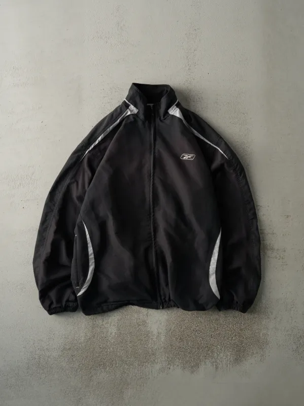 Vintage Y2K Black Reebok Windbreaker Jacket (M) sold by Rebalance Vintage