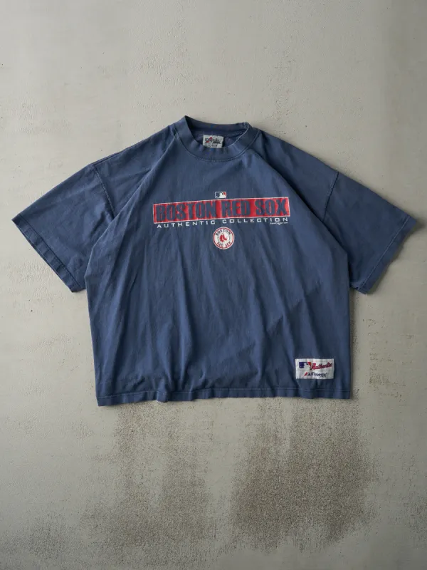 Vintage 00' Faded Navy Boston Red Sox Boxy Tee (XL) sold by Rebalance Vintage