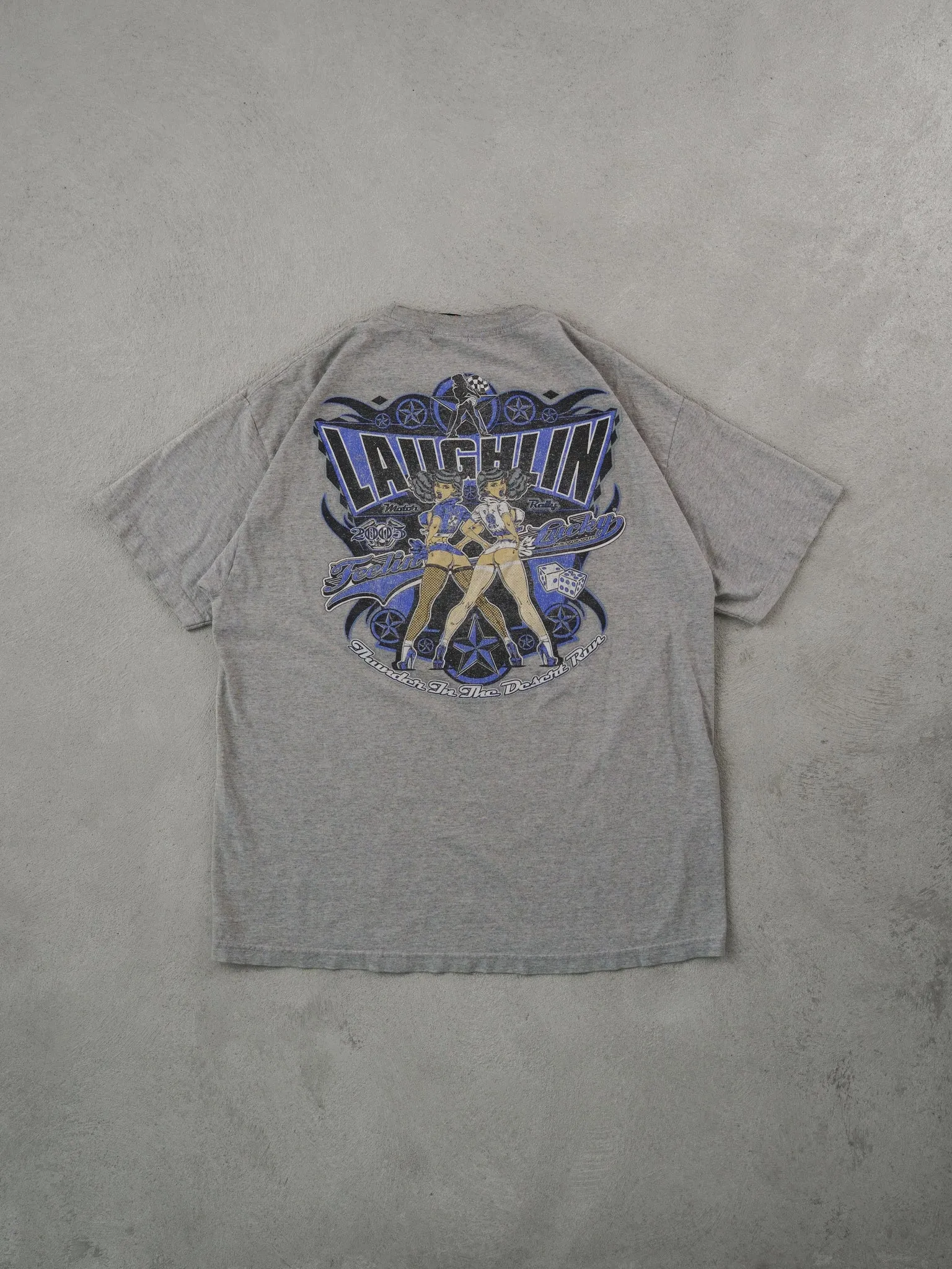 Vintage 05' Grey Lawdhlin Graphic Tee (M) sold by Rebalance Vintage product image thumbnail 2