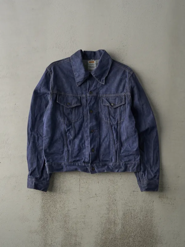 Vintage 80s Dark Wash Grants Denim Jacket (S) sold by Rebalance Vintage