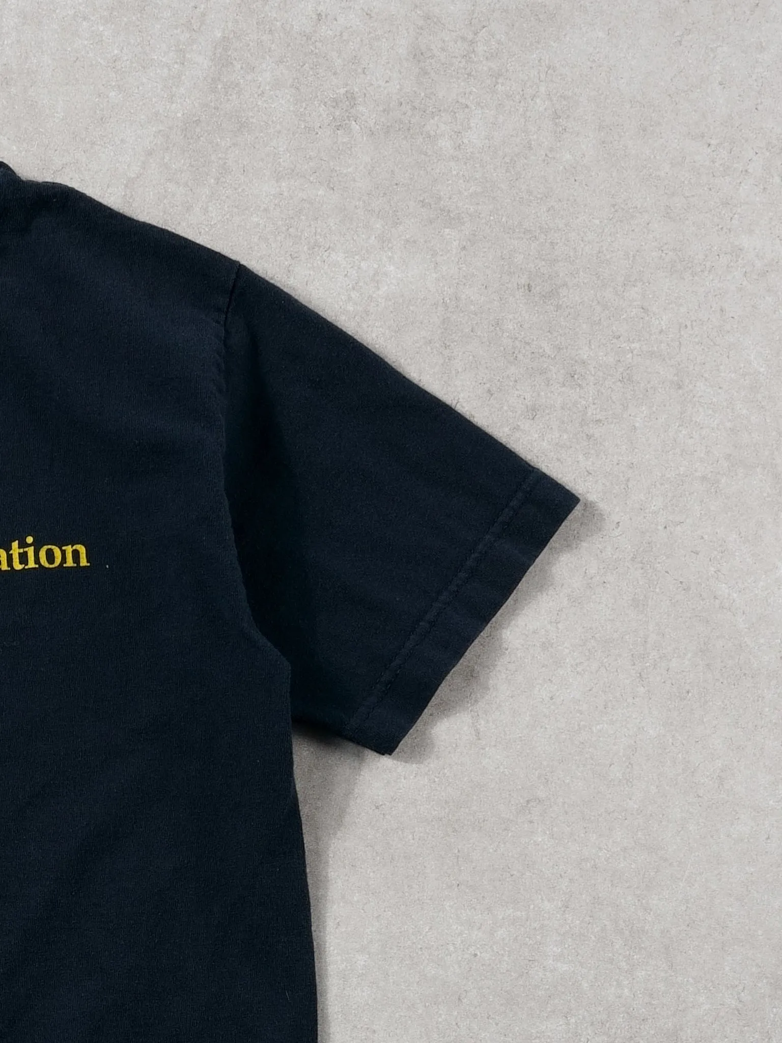 Vintage Navy "I'm like a superhero with no power or motivation" Tee (S) sold by Rebalance Vintage product image thumbnail 3
