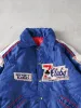 Vintage 90s Navy Blue 7 Club Peewee "C" Blazer Collared Bomber Jacket (L) sold by Rebalance Vintage