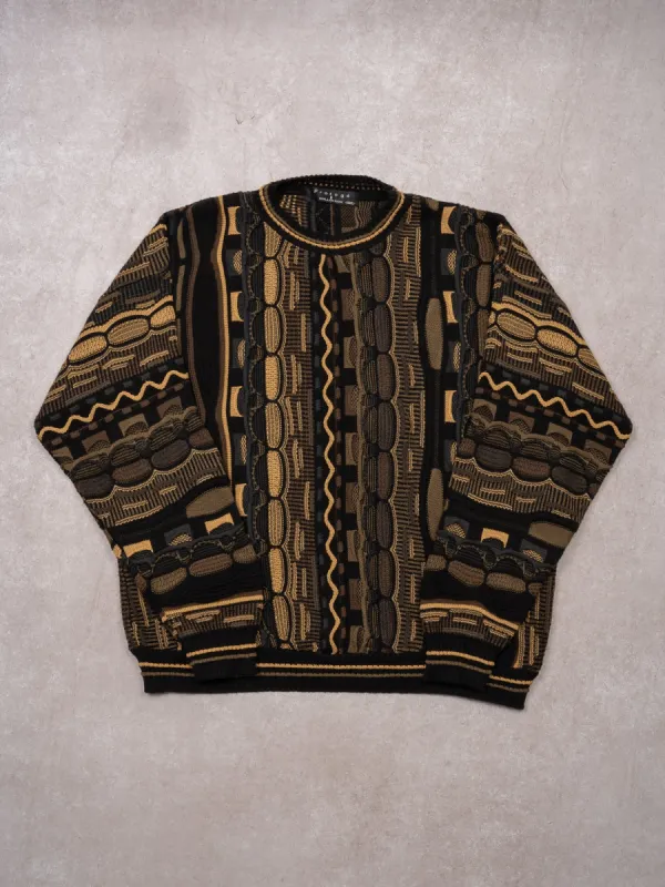 Vintage Protege Brown + Black Coogi Sweater (XL) sold by Rebalance Vintage