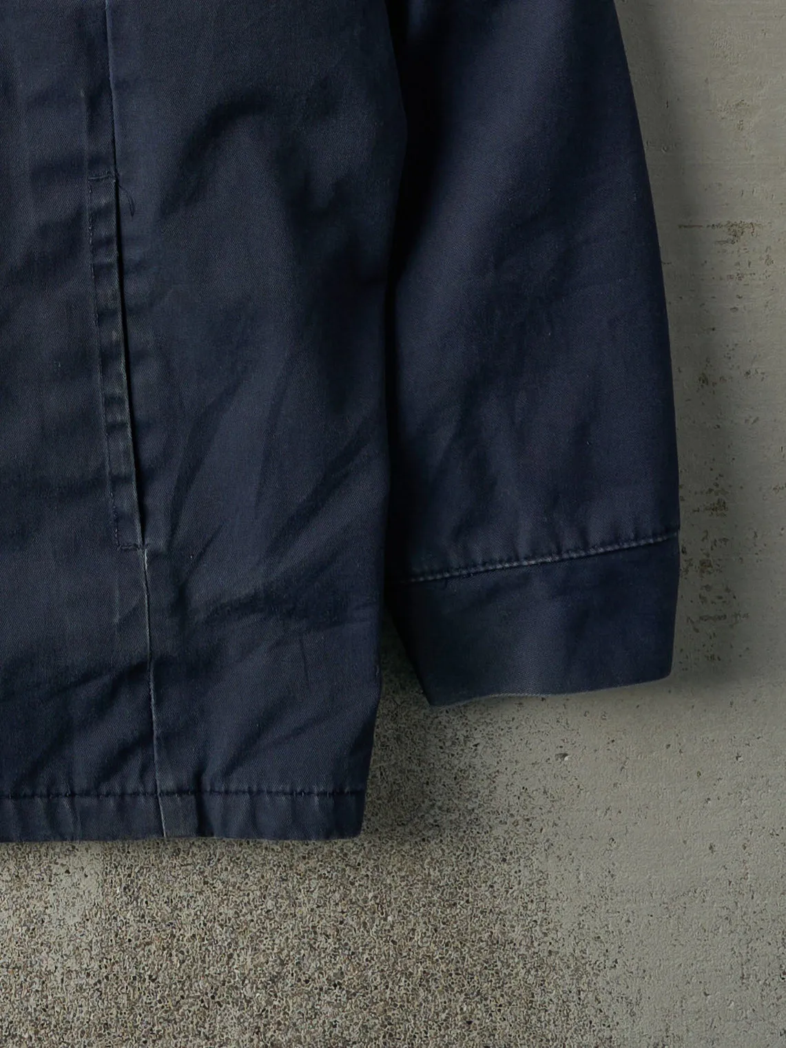 Vintage 90s Navy Blue Bill Work Jacket (L) sold by Rebalance Vintage product image thumbnail 4