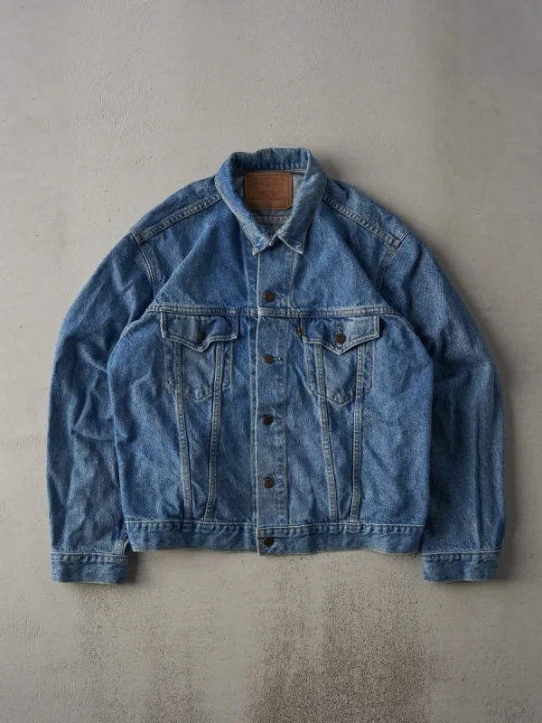 Vintage 80s Mid Wash Levi's Orange Tab Type 3 Denim Jacket (M) sold by Rebalance Vintage