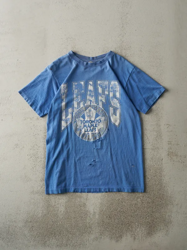 Vintage 90s Blue Toronto Maple Leafs Single Stitch Tee (S) made by Rebalance Vintage
