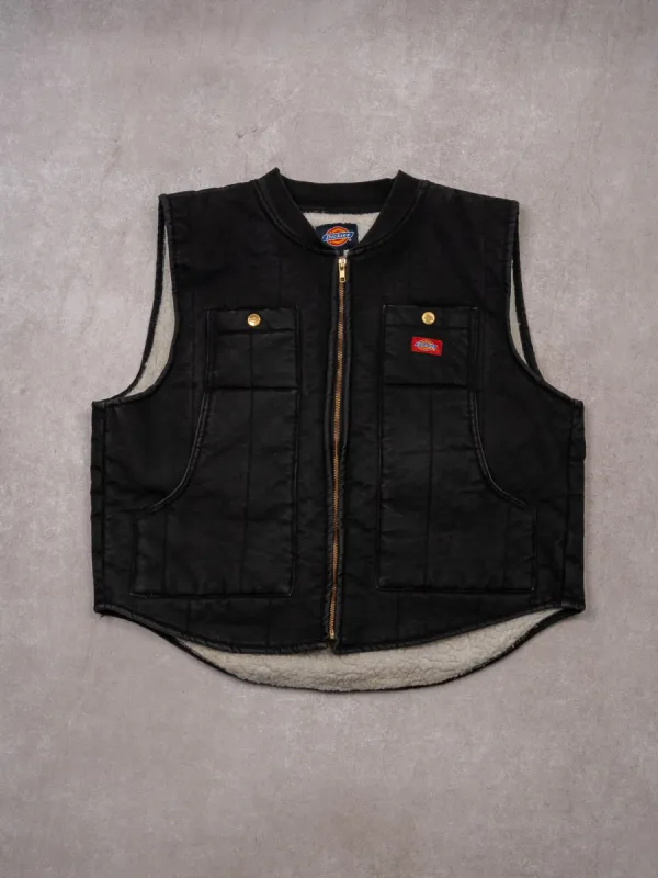 Vintage Black Dickies Insulated Workwear Vest (M) sold by Rebalance Vintage