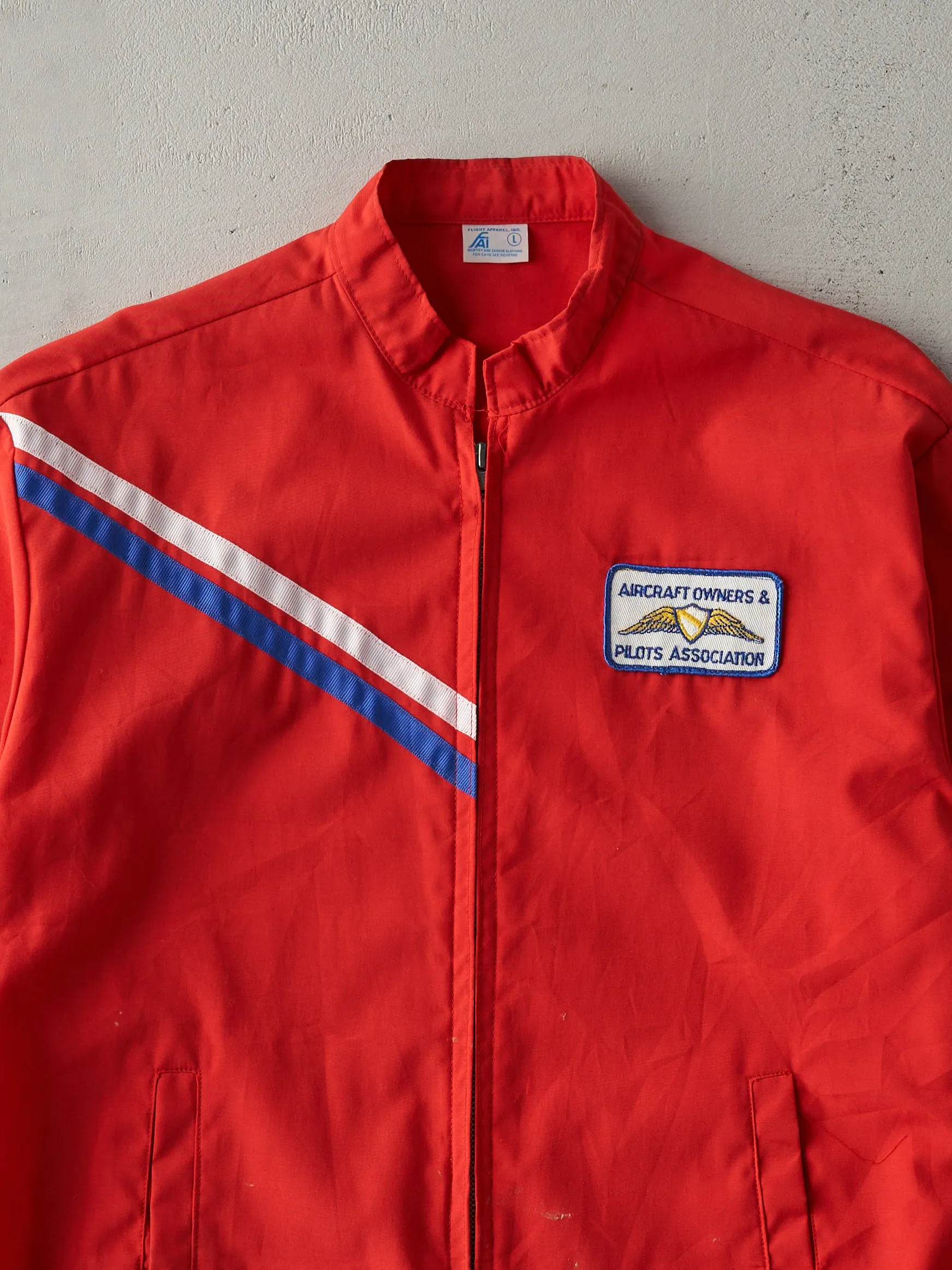 Vintage 70s Red Aircraft Owners and Pilots Association Jacket (M) sold by Rebalance Vintage product image thumbnail 2
