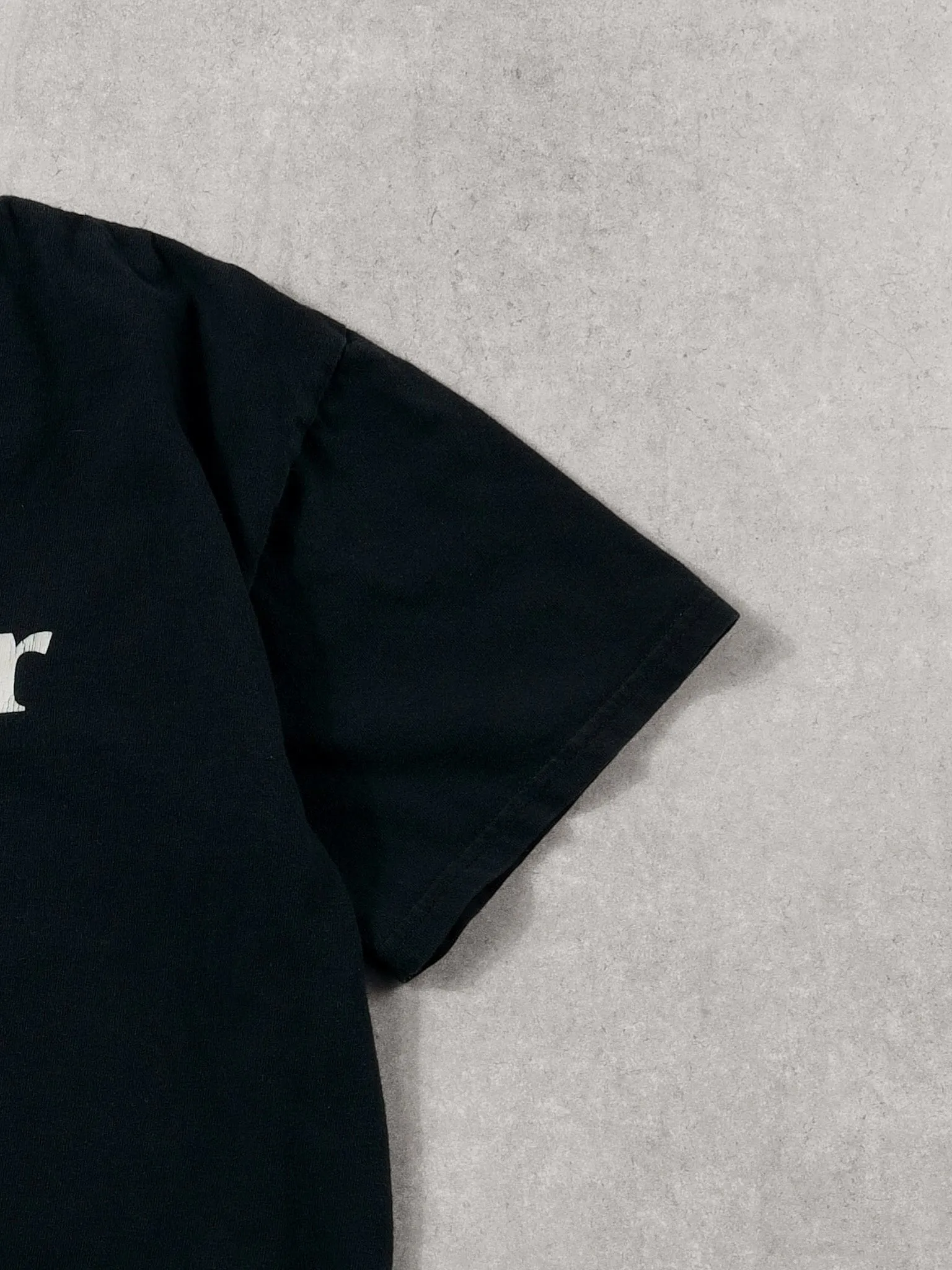 Vintage 90s Washed Black "Wanker" Graphic Tee (M) sold by Rebalance Vintage product image thumbnail 3