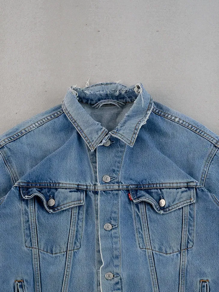 Vintage 90s Light Blue Levi's Rugged Denim Jacket (L) sold by Rebalance Vintage product image thumbnail 2