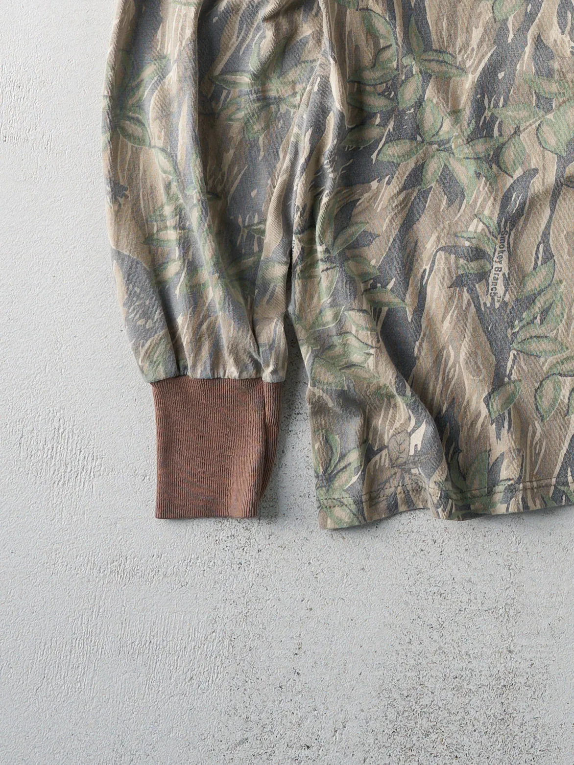 Vintage 90s Smokey Branch Camo Long Sleeve Shirt (M) sold by Rebalance Vintage product image thumbnail 3