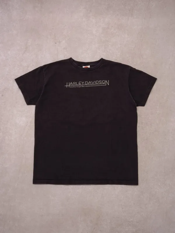 Vintage 02' Black Wilkins Barre Harley Davidson Tee (S/M) sold by Rebalance Vintage